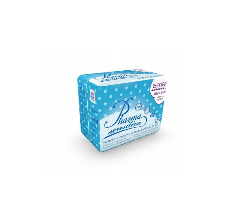 PHARMA SENSITIVE Windeln Medium Extra 15 Stk. – Bild 2