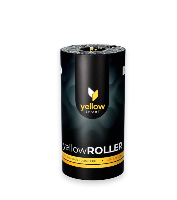 YellowROLLER Massageroller schwarz und gelb 30cm
