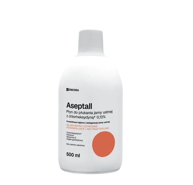 Aseptall Mundspülung 500ml mit Chlorhexidin 0.12%