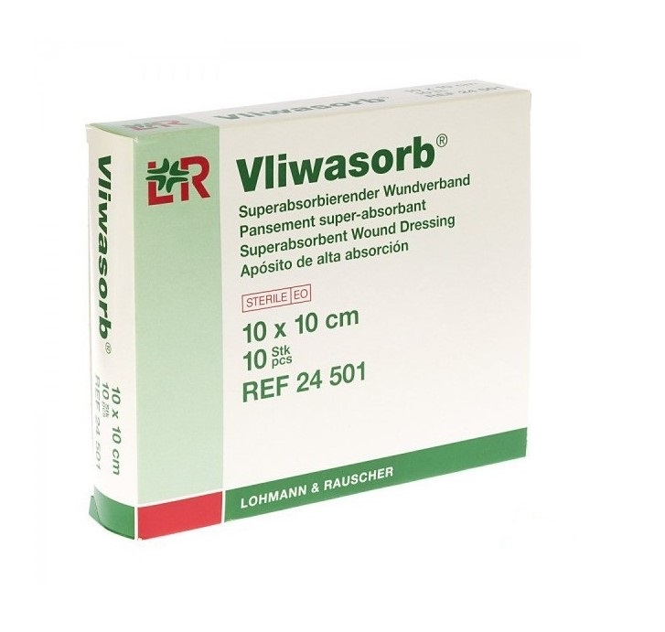 Vliwasorb 20*20 1pc Pflaster mit superabsorbierendem