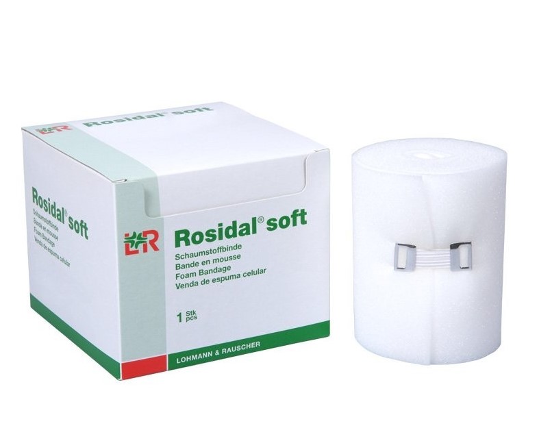 Rosidal Soft 10cm*2.5m*0.4cm 1pc Polyurethan Schaumstoff Sub-Gips Bandage