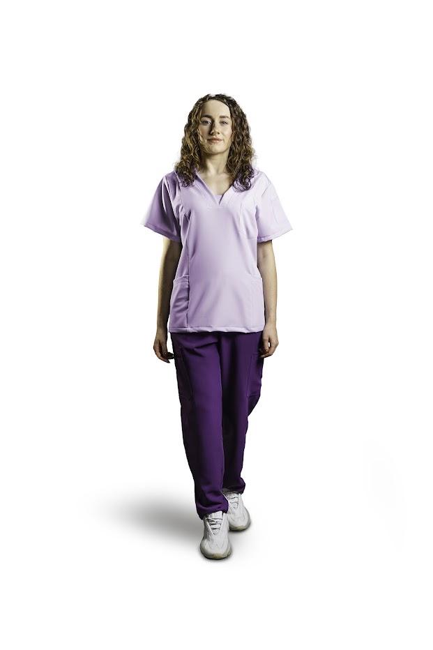 Medizinisches Set GAIA Damen Pflaume XXL
