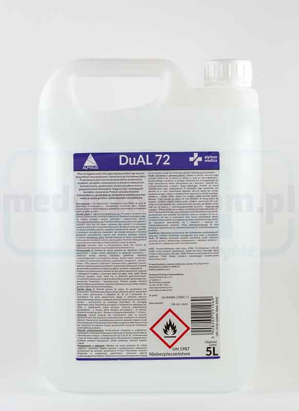 Alpinus 5L DUAL 72 Hand- und Flächendesinfektionsmittel