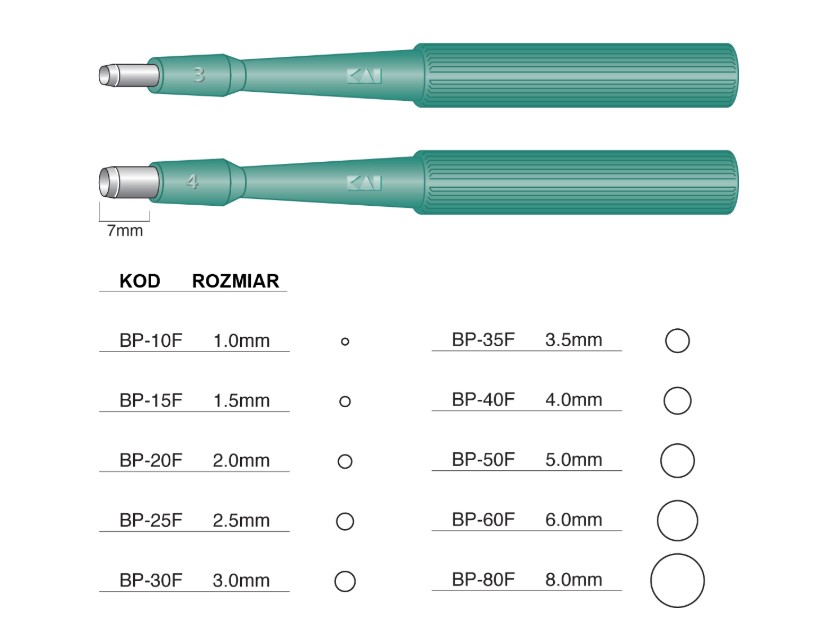 Biopsie-Stange 8mm