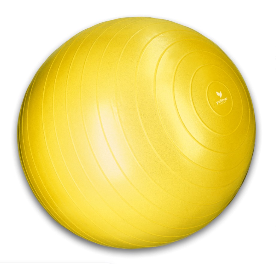 Reha-Ball gelbGYM-Ball 75cm gelb – Bild 2