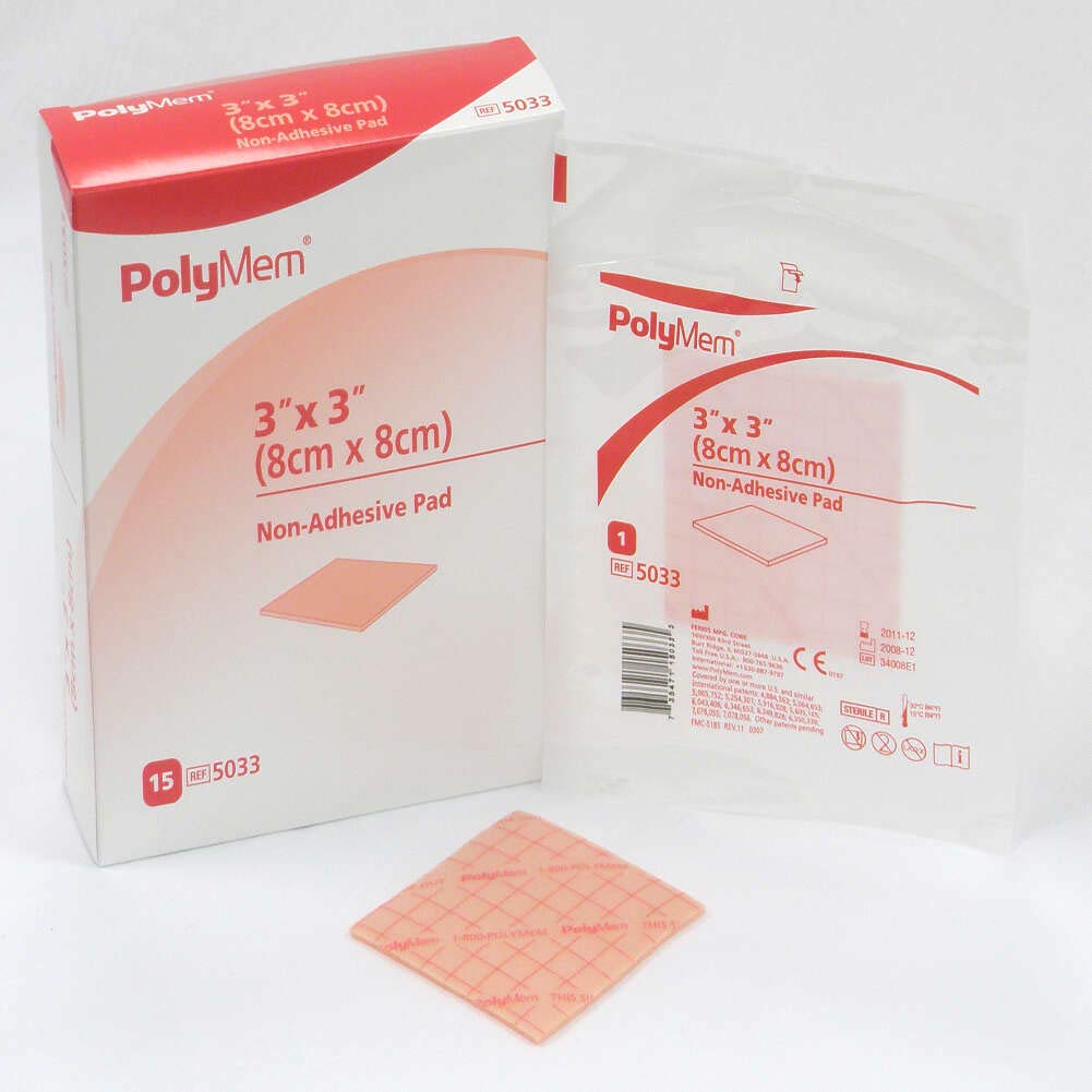 PolyMem 5033 Nicht klebendes Pad 8x8cm 1pc