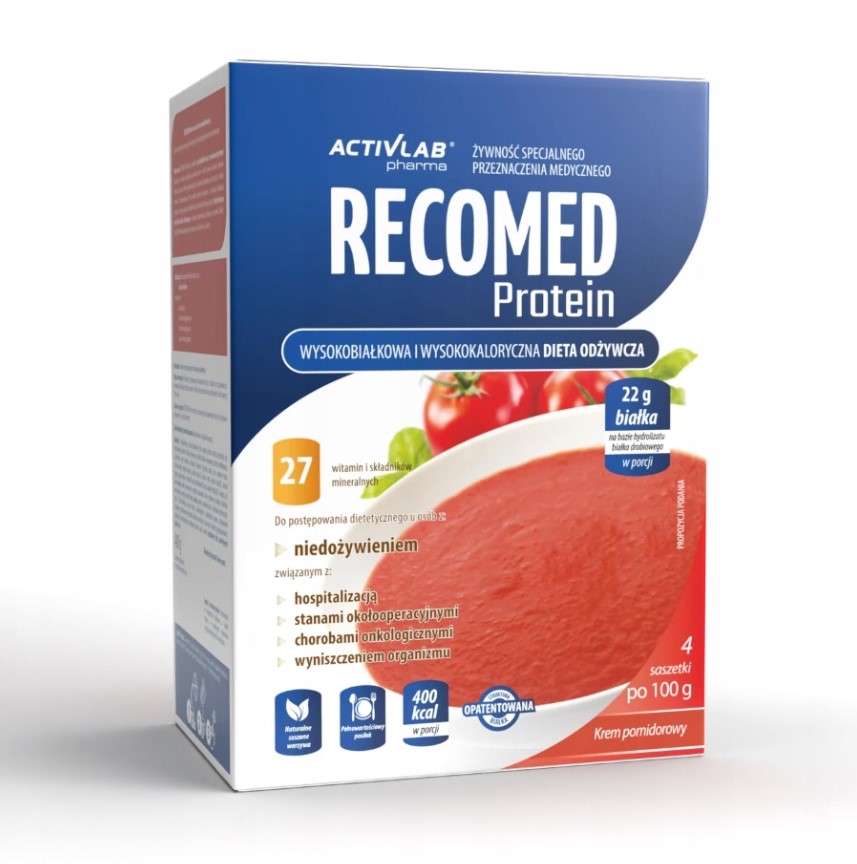 Recomed Protein 4x100g Tomatencreme