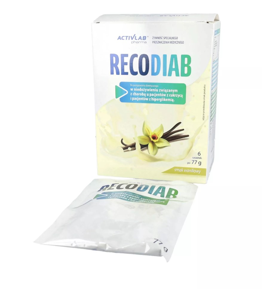 RecoDiab Nährstoffcocktail Vanille 77g 1St. FÜR DIABETIKER