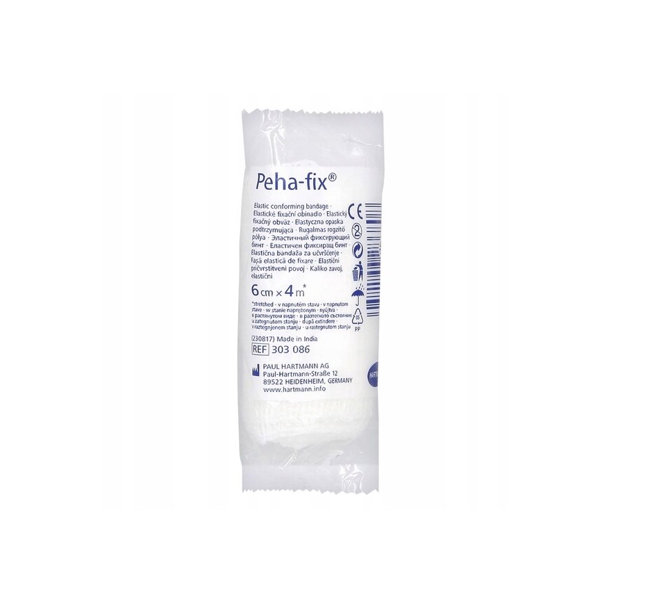 Peha-Fix 6cm *4m 1pc einzeln verpackt, halbflexible Binde