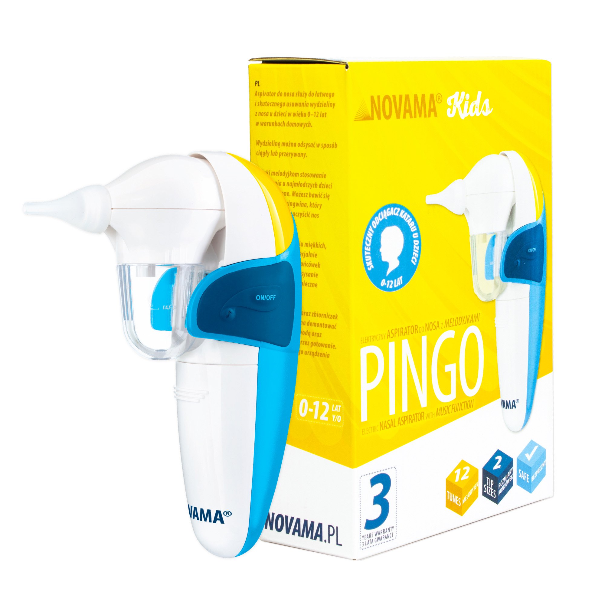 NOVAMA PINGO Batteriebetriebener Nasensauger