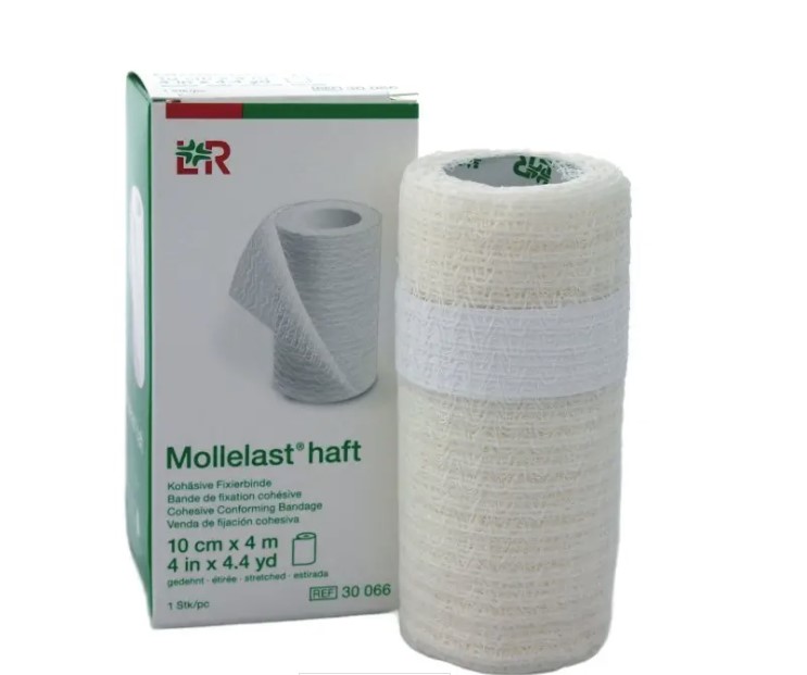 Mollelast-Stickerei 10 cm x 4 m 1 Stück selbstklebendes Stützband