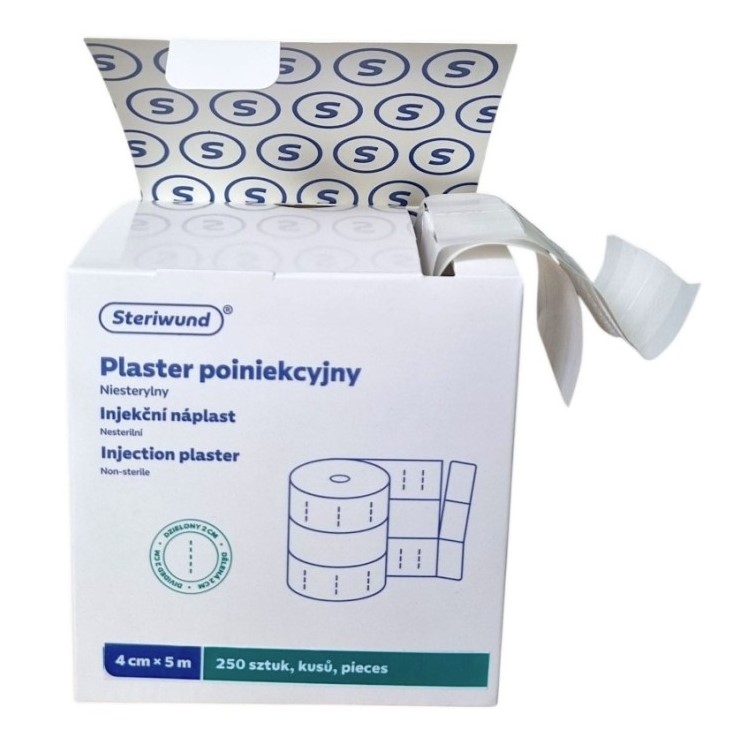 Gynäkologisches Pflaster 5m*4cm mit Einschnitt alle 2cm 250Stk. – Bild 2