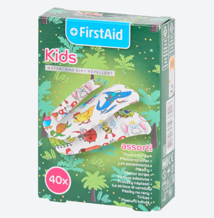 Pflasterset ERSTE HILFE Kinder 40 Stück. – Bild 2