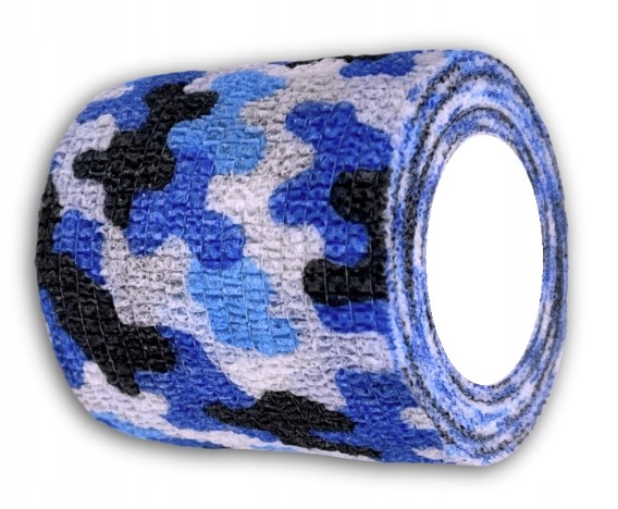 Kohäsives Band 5cm*4.5m 1Stk. blau elastisch, selbstklebend (Kopia)